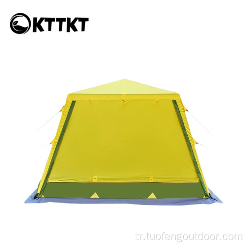 4.8kg sarı açık kamp dört taraflı çadır